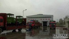 有机肥设备已装车就绪，迫不及待向客户奔去